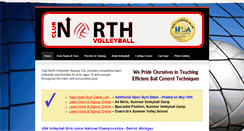 Desktop Screenshot of clubnorthvb.com